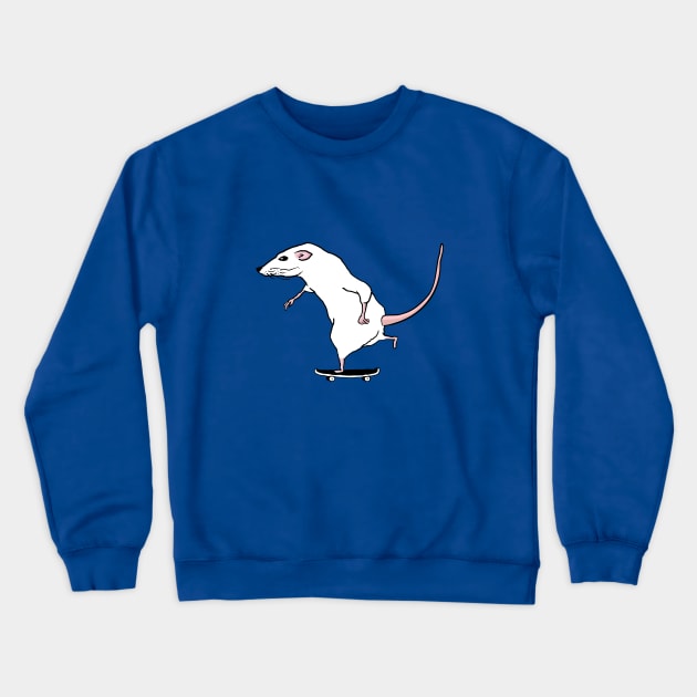 Cool Rat Crewneck Sweatshirt by vectalex